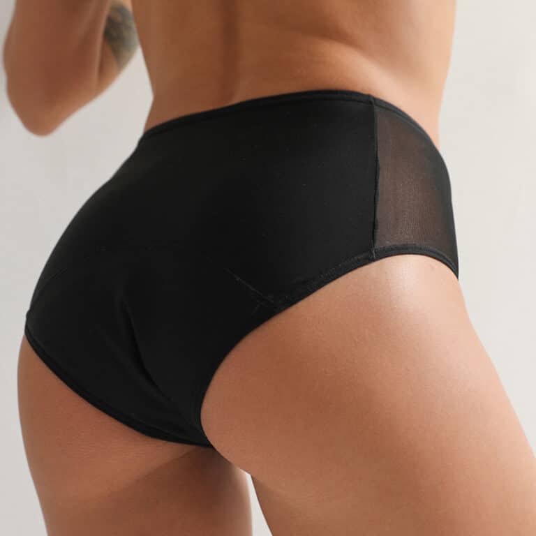3 Pcs Haut Débit Période Menstruelle Culotte Sanitaire Femmes Sous-Vêtements Post-partum Dentelle Sans Couture 4 Couche Plus La Taille Lingerie Anti-Fuite Absorption Pantalon Physiologique 5XL6XL 12