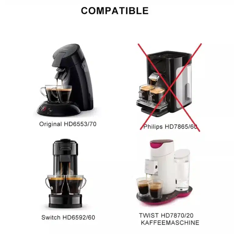 capsules senseo Capsules de café réutilisables en acier inoxydable 304, filtre adapté au système Senseo Philips pour Machine à expresso 2