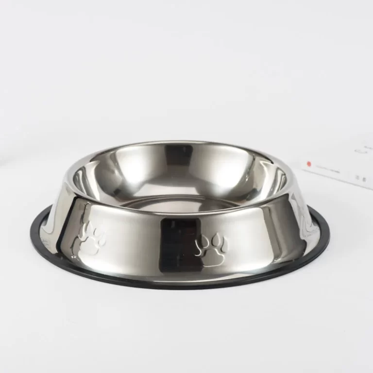 Mangeoire en acier inoxydable pour animaux de compagnie, bol d'eau pour chien, chat, chiot, plat à nourriture d'extérieur, XS, S, M, L, XL, média, 6 tailles 5