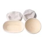 Meibum-mir de fermentation de la pâte en rotin, 7 pièces, couteau, brosse, lin, campagne jxbaguette Banneton Brotform 5