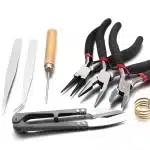 1 ensemble d'outils pour la fabrication de bijoux, ensemble d'outils, pinces organisateurs, pincettes pour bracelets et colliers, kits de fabrication de bijoux 3