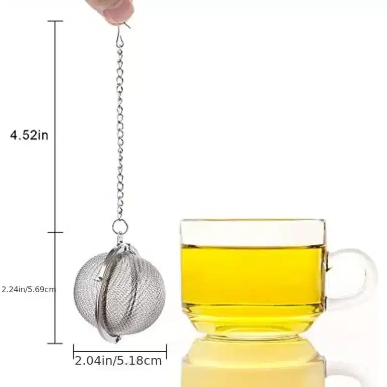 Boule à thé en acier inoxydable, infuseur à thé en maille de 2.04 pouces, filtre à thé premium, diffuseur d'intervalle pour adt scalp tea A, 1 pièce 3