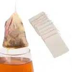 Sachets de thé filtrants réutilisables 100% coton, sachets naturels non blanchis avec ficelle de proximité pour adt cuir chevelu, herbes, cuisine, épices, assaisonnements, 10 pièces 4
