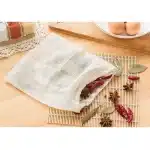 Sachets de thé filtrants réutilisables 100% coton, sachets naturels non blanchis avec ficelle de proximité pour adt cuir chevelu, herbes, cuisine, épices, assaisonnements, 10 pièces 15