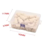 Petites poupées en bois peintes pour enfants, jouets graffiti faits à la main, poupées en bois mélangées, bricolage, ensemble en boîte, 50 pièces 2
