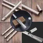 Bâtons de gril plats réutilisables avec tube de rangement, nouveaux modules en acier inoxydable, gadgets de camping en plein air, accessoires de barbecue, cuisine 5