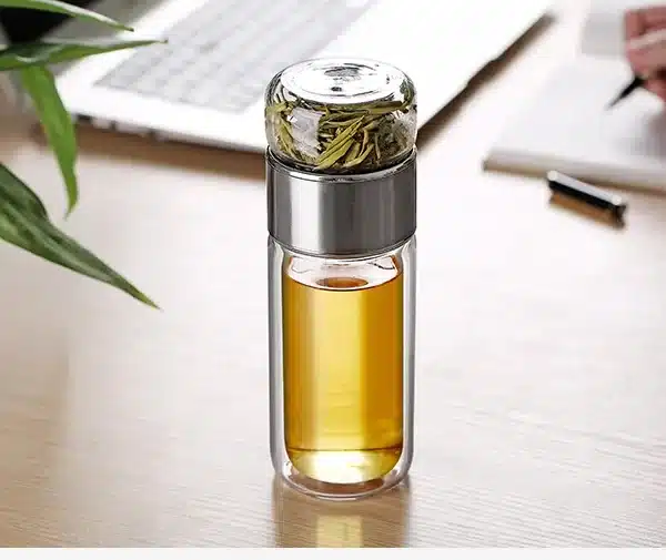 Bouteille infuseur verre