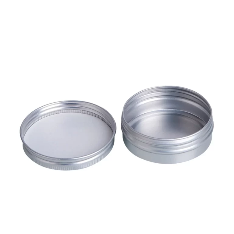 Récipient en Aluminium 18/Métal pour Crème Cosmétique pour le Visage et les Yeux, Pot de Bougie Baume Jules Africcan, 5g, 10g, 15g, 20g, 30g, 50g, 60g, 100g, 10 Pièces 5